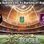 Prediksi Bola Salford City Vs Burnley 27 September 2023