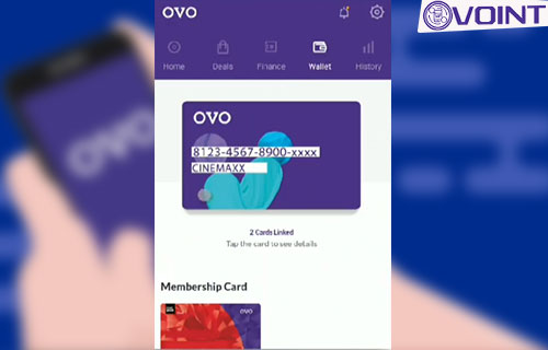 Nantinya akan muncul kartu member OVO yang dimana pada kartu tersebut ada 16 digit