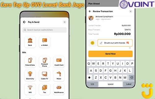 Cara Top Up OVO Lewat Bank Jago Gratis Biaya Admin